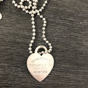 Original Tiffany & Co chain pendant necklace